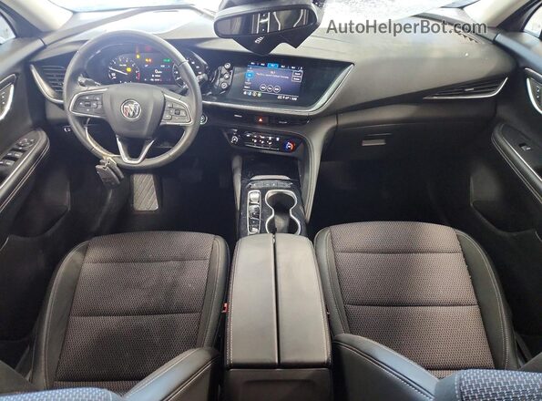LRBAZLR46ND128470 2022 BUICK ENVISION Blue Widok deski rozdzielczej