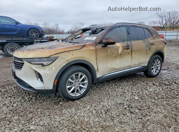 LRBAZLR47MD149441 2021 BUICK ENVISION White Передня ліва чверть