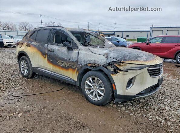 LRBAZLR47MD149441 2021 BUICK ENVISION White Передня права чверть