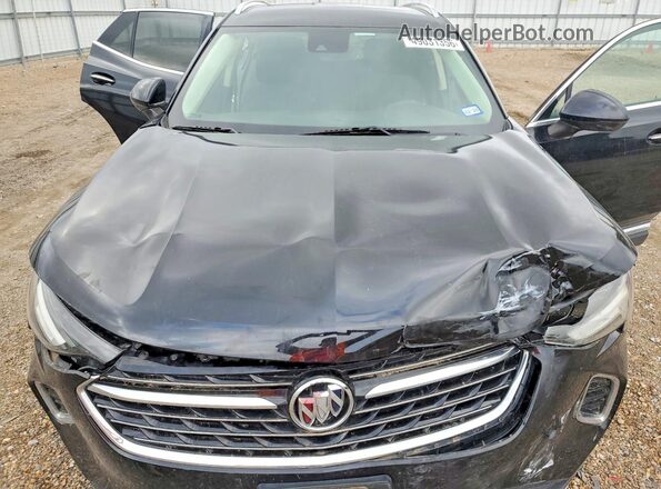 LRBAZLR48ND162197 2022 BUICK ENVISION Black უკანა სალონის ხედი