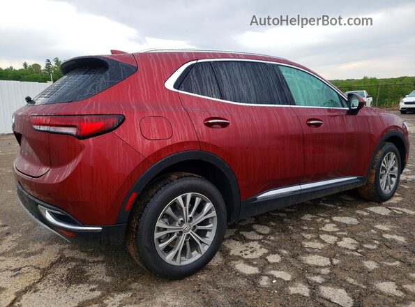 LRBAZLR48PD055296 2023 BUICK ENVISION Maroon Задня права чверть