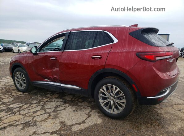 LRBAZLR48PD055296 2023 BUICK ENVISION Maroon Задня ліва чверть
