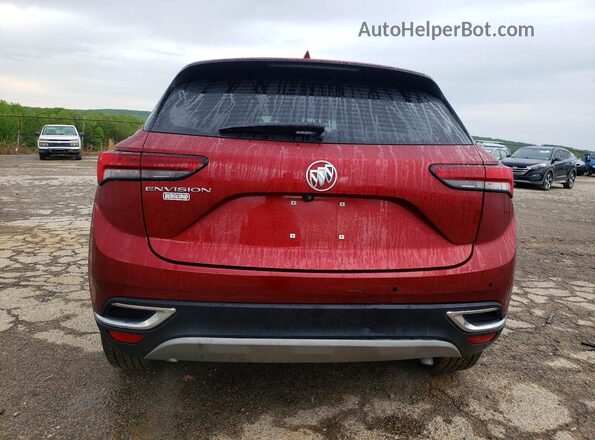 LRBAZLR48PD055296 2023 BUICK ENVISION Maroon Вид ззаду