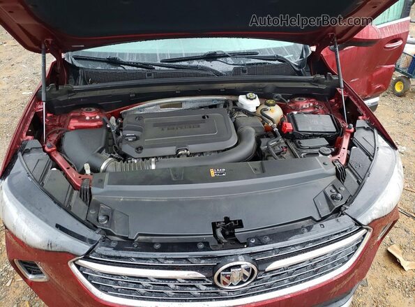 LRBAZLR48PD055296 2023 BUICK ENVISION Maroon Вид підкапотного простору