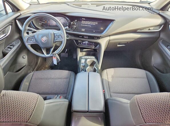 LRBAZLR49MD148582 2021 BUICK ENVISION White Vista del salpicadero