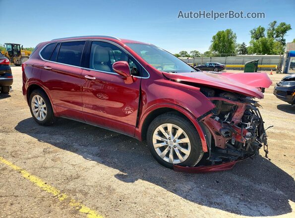 LRBFX1SA1JD084565 2018 BUICK ENVISION Красный Передняя правая четверть