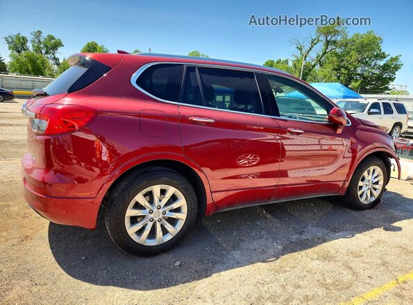 LRBFX1SA1JD084565 2018 BUICK ENVISION Красный Задняя правая четверть