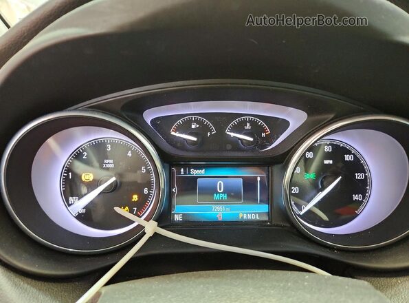 LRBFX1SA5KD118945 2019 BUICK ENVISION Серый Вид щитка приборов