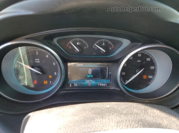 LRBFX2SA3JD017486 2018 BUICK ENVISION Белый Вид щитка приборов