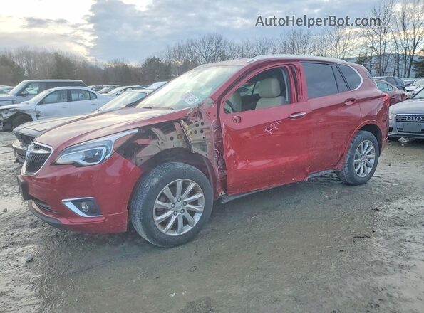 LRBFX2SA7KD105992 2019 BUICK ENVISION Красный Передняя левая четверть