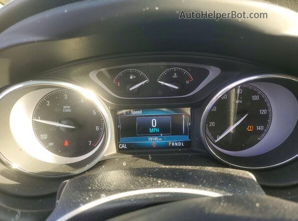 LRBFX2SA7KD105992 2019 BUICK ENVISION Красный Вид щитка приборов