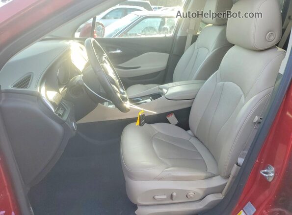 LRBFX2SA7KD105992 2019 BUICK ENVISION Красный Вид салона спереди
