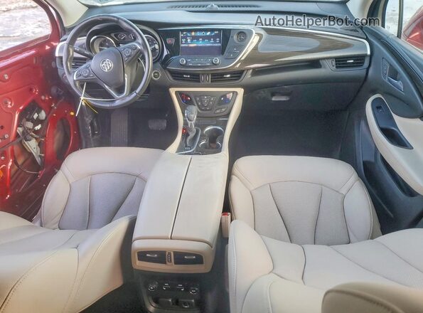 LRBFX2SA7KD105992 2019 BUICK ENVISION Красный Вид панели приборов