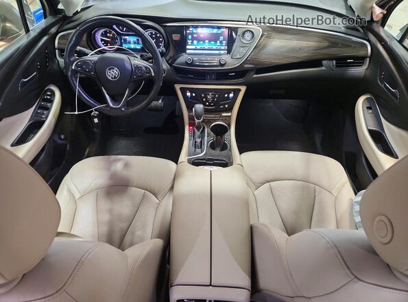 LRBFX2SAXKD025828 2019 BUICK ENVISION Желто-коричневый Вид панели приборов