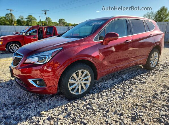 LRBFX2SAXKD109406 2019 BUICK ENVISION Burgundy Przód lewy