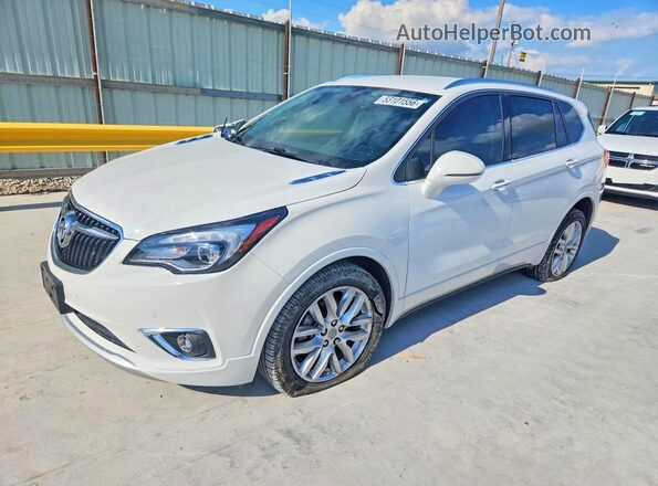 LRBFX3SX0LD165270 2020 BUICK ENVISION White Vista tres cuartos delantera izquierda