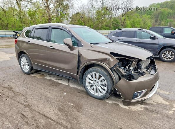 LRBFX3SX3KD092295 2019 BUICK ENVISION Коричневый Передняя правая четверть