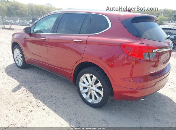 LRBFX3SX8JD005599 2018 BUICK ENVISION Бордовый Задняя левая четверть
