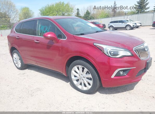 LRBFX3SX8JD005599 2018 BUICK ENVISION Бордовый Передняя правая четверть