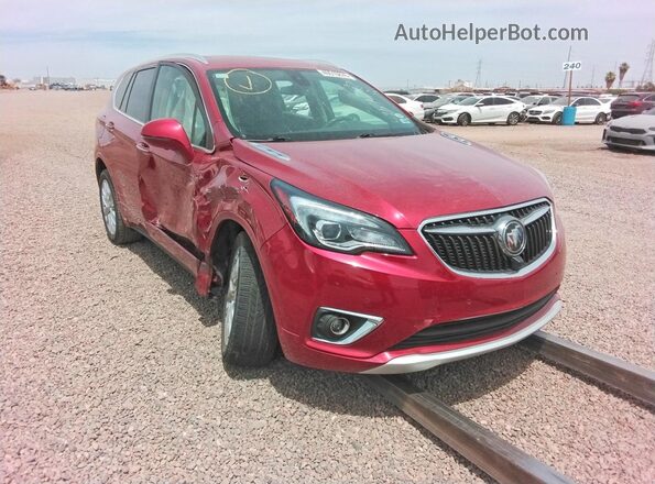 LRBFX4SX3KD128007 2019 BUICK ENVISION Красный Передняя правая четверть