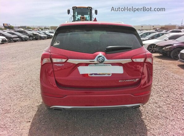 LRBFX4SX3KD128007 2019 BUICK ENVISION Красный Вид сзади