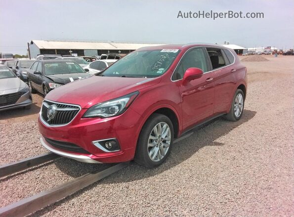 LRBFX4SX3KD128007 2019 BUICK ENVISION Красный Передняя левая четверть