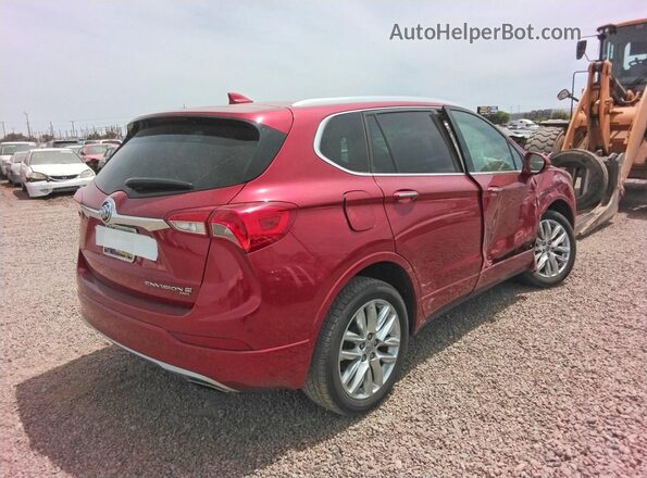 LRBFX4SX3KD128007 2019 BUICK ENVISION Красный Задняя правая четверть