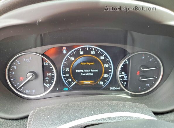 LRBFX4SX3KD128007 2019 BUICK ENVISION Красный Вид щитка приборов