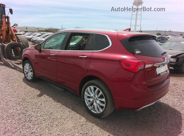 LRBFX4SX3KD128007 2019 BUICK ENVISION Красный Задняя левая четверть