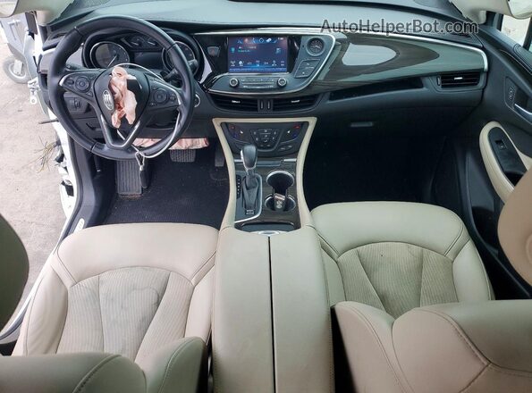 LRBFXASA2LD228224 2020 BUICK ENVISION White Dashboard view