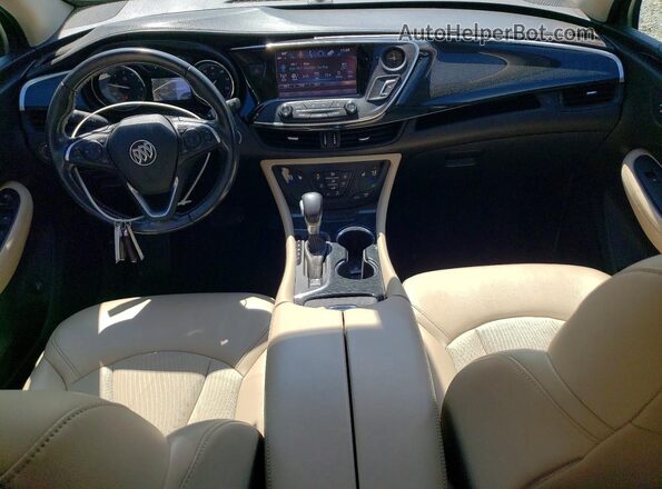 LRBFXASA7HD152409 2017 BUICK ENVISION Brown Widok deski rozdzielczej