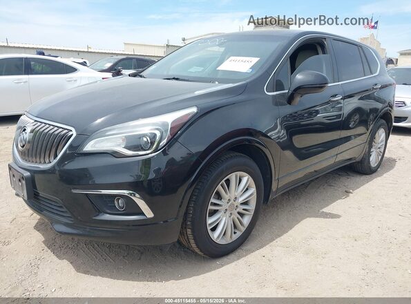 LRBFXASA8HD076828 2017 BUICK ENVISION Black Передня ліва чверть