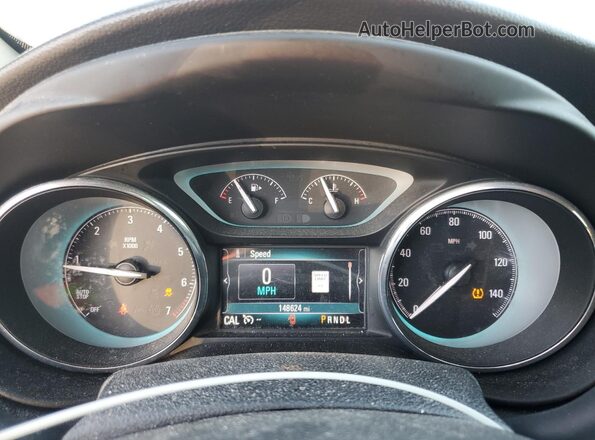 LRBFXBSA0HD040542 2017 BUICK ENVISION Серебряный Вид щитка приборов