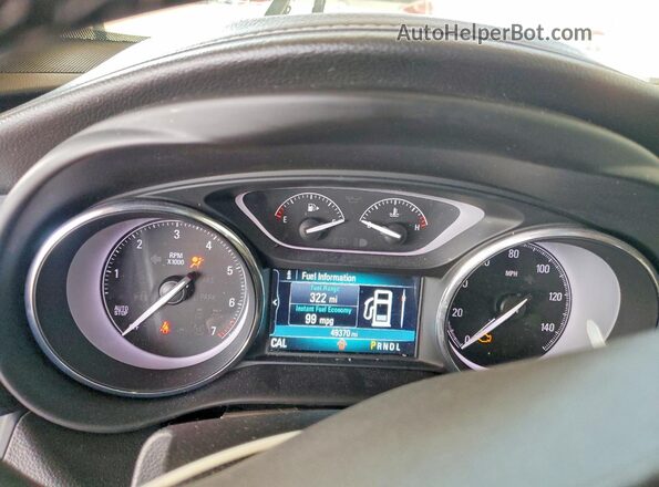 LRBFXBSA0LD175917 2020 BUICK ENVISION Brown Widok zestawu wskaźników