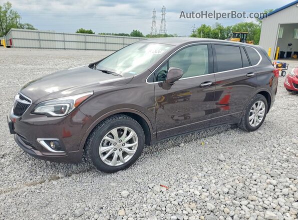 LRBFXBSA1LD031776 2020 BUICK ENVISION Brown Vista tres cuartos delantera izquierda