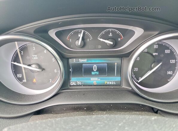 LRBFXBSA1LD031776 2020 BUICK ENVISION Brown Vista del cuadro de instrumentos