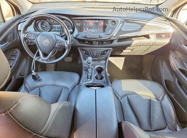 LRBFXBSA2HD080279 2017 BUICK ENVISION Black Вид панелі приладів