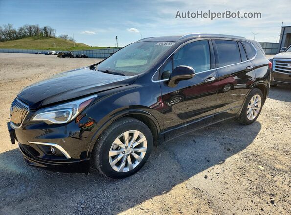 LRBFXBSA2HD080279 2017 BUICK ENVISION Black Передня ліва чверть