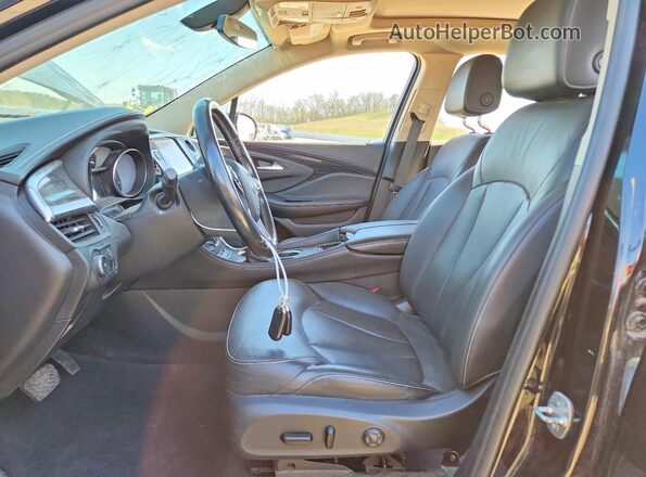 LRBFXBSA2HD080279 2017 BUICK ENVISION Black Вид салону спереду