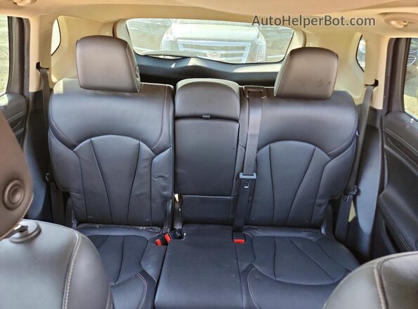 LRBFXBSA2HD080279 2017 BUICK ENVISION Black Вид задніх сидінь