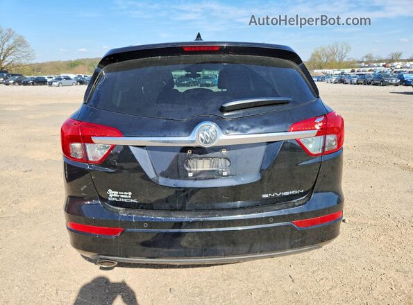 LRBFXBSA2HD080279 2017 BUICK ENVISION Black Вид ззаду