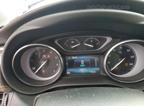 LRBFXBSA2KD009915 2019 BUICK ENVISION Black Սարքավորումների վահանակի տեսք