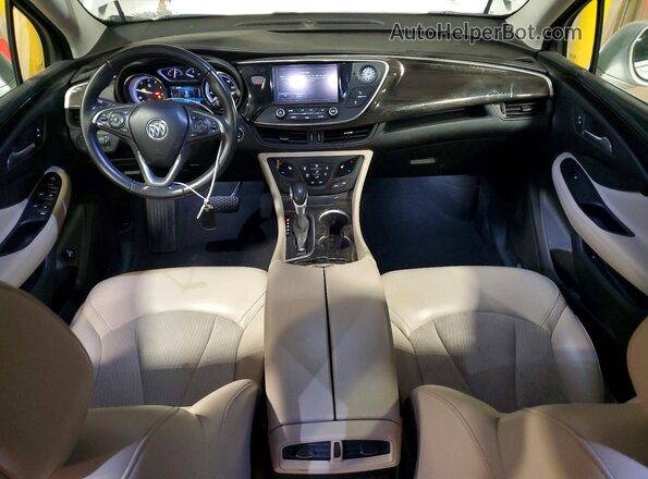 LRBFXBSA2KD142965 2019 BUICK ENVISION Silver Vista del salpicadero