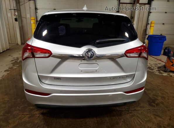 LRBFXBSA2KD142965 2019 BUICK ENVISION Silver Vista trasera