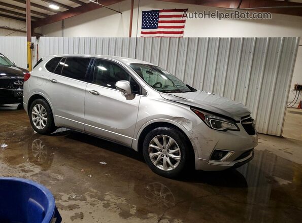 LRBFXBSA2KD142965 2019 BUICK ENVISION Silver Delantero derecho