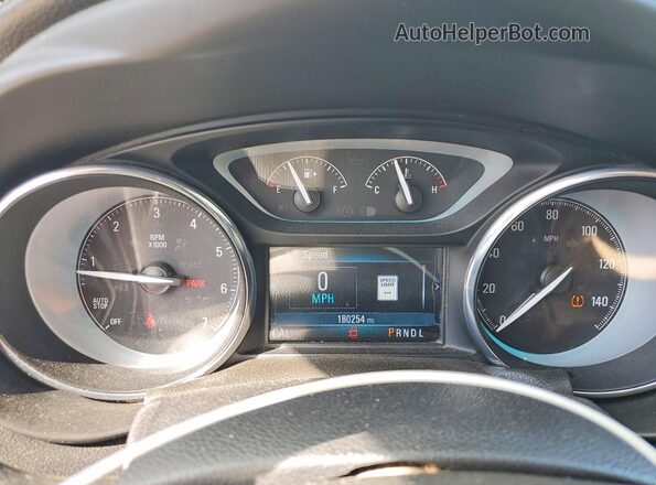 LRBFXBSA3HD128954 2017 BUICK ENVISION Silver Вид щитка приладів