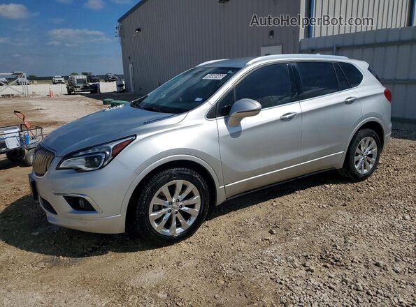 LRBFXBSA3HD128954 2017 BUICK ENVISION Silver Передня ліва чверть