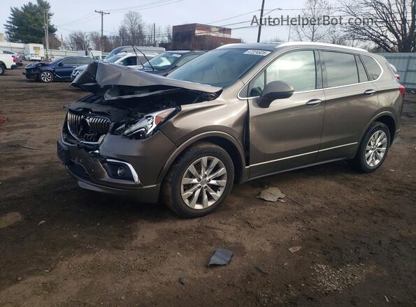 LRBFXBSA4HD151532 2017 BUICK ENVISION Brown Vista tres cuartos delantera izquierda