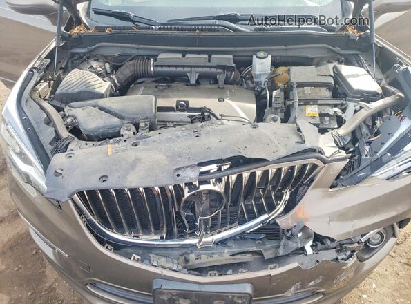 LRBFXBSA4HD151532 2017 BUICK ENVISION Brown Vista interior trasera