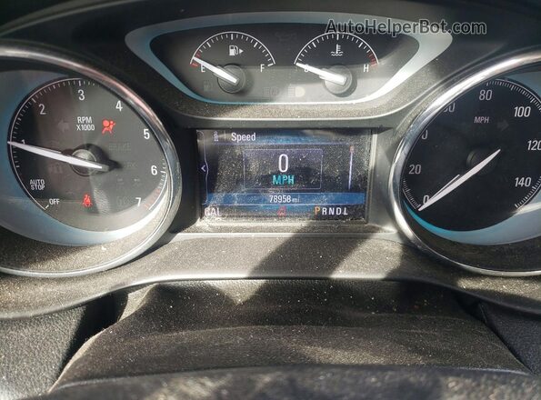LRBFXBSA4HD151532 2017 BUICK ENVISION Brown Vista del cuadro de instrumentos